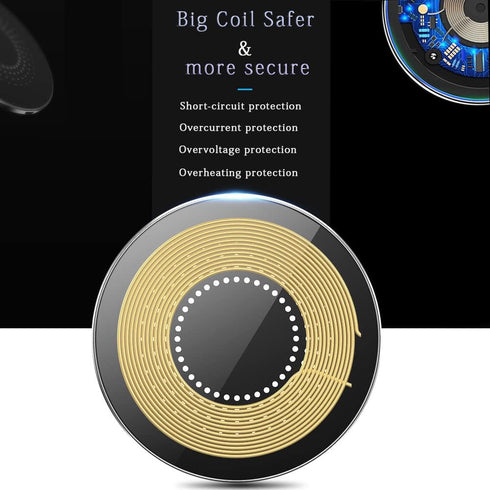 30W Wireless Charger Pad, Fast Wireless Charger, Wireless Charging Compatible with Samsung Galaxy S22/S22+/S21/S20/S10,