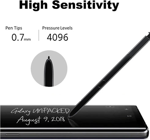 Samsung Galaxy Note 9 Stylus Replacement Pen, S Pen for All Versions N960, Without Bluetooth Function (Midnight Black)