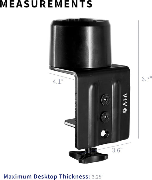 VIVO Desk Clamp Adapter for ASUS ROG Monitors, Compatible with Most PG and XG Series Models, Easy Set-Up