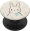 PopSockets PopGrip: Swappable Grip for Phones & Tablets - Cute Bunny Rabbit Face Graphic