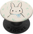 PopSockets PopGrip: Swappable Grip for Phones & Tablets - Cute Bunny Rabbit Face Graphic