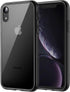 JETech Case for iPhone XR 6.1-Inch - Non-Yellowing Shockproof Phone Bumper Cover, Anti-Scratch Clear Back (Black)