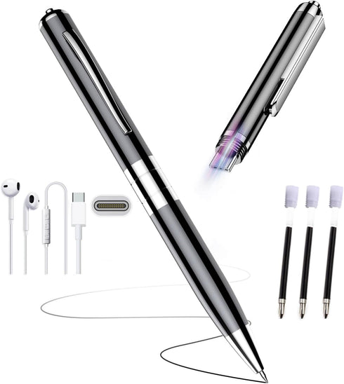 eLinkSmart Upgraded Voice Recorder Pen with 2X Battery Life Built-in 64GB Chip Storage