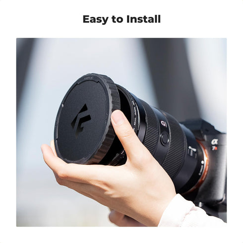 K&F Concept 77mm Variable ND Lens Filter Cap, TPU Material, Filter Cap Only for K&F 77mm Adjustable Neutral Density