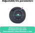FotoAene M4 Microscope(SK12+M4) Microscope Adjustable Iris with Threaded Port Aperture Diaphragm Aperture Adjustable