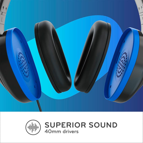 ThinkWrite Technologies TWT Audio REVO Headset, Premium Wired Over-Ear Headset, Noise Reducing with Mic Boom (3.5MM)