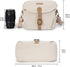 BAGSMART Camera Bag, SLR DSLR Canvas Crossbody Camera Case, Compact Camera Shoulder Bag with Rain Cover for Women