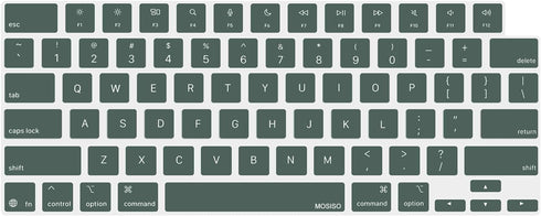 MOSISO Keyboard Cover Skin Compatible with MacBook Air 13.6 inch 2025 M4 A3240/Air