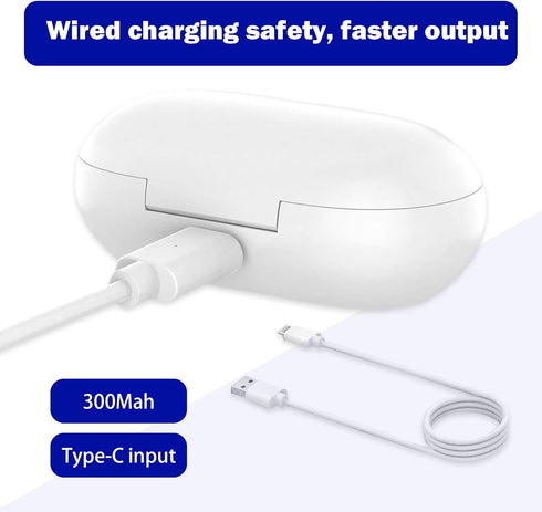 Wired Charging Case Replacement for Samsung Galaxy Buds+ Plus SM-R175, Charger Case for Galaxy Buds SM-R170 (Earbuds