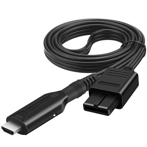 N64 to HDMI Converter Adapter, Plug and Play HDMI Link Cable for N64 Modes, Supports 1080P/720P Display