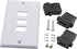 zdyCGTime 3-Port HDMI 2.0 Decorative Wall Plate - HDMI, Component, Composite Audio Video Wall Outlet Mount Panel,
