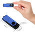 EASTBULL 8GB USB Flash Drive Bulk, 20 Pack Thumb Drives with Lanyards, USB 2.0 Jump Drive for Storage and Backup, Blue