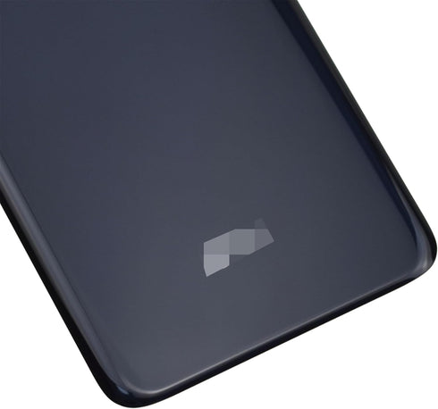 New Aurora Black Acrylic Glass Back Panel Cover Replacement for LG G8X ThinQ LMG850EMW, with Camera's Glass Lens and