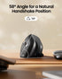 ProtoArc EM11 NL Wireless Ergonomic Vertical Mouse - Multi-Device, USB-C Rechargeable for Windows, Mac, Gray