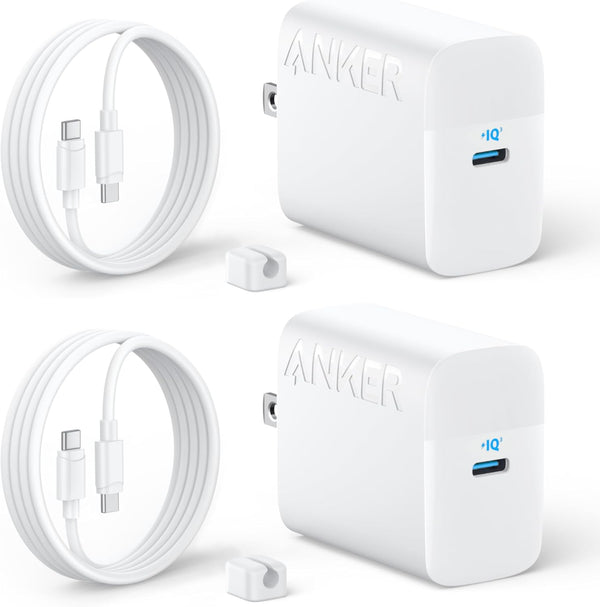 Anker 45W USB C Charger Block, PPS Fast Charger with USB-C Cable for