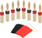 Preffair 8 Pcs HiFi Audio Locking Banana Plugs for Speaker Cable, 24K Gold Plated Bi-Wire Connector Terminal