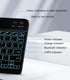 XIWMIX Ultra-Slim Wireless Bluetooth Keyboard - 7 Colors Backlit Rechargeable Keyboard Compatible with iPad Pro/Air and