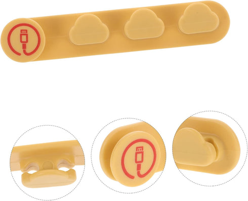 SHOWERORO Desk Cable Management Clip - Multi-Functional TPR Cord Holder