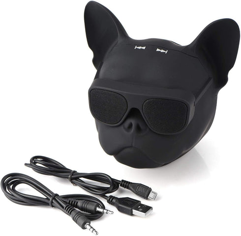 Goshyda Portable Bulldog Shaped Speaker, Bluetooth 4.1 Dog Shaped Stereo Sound Music Player