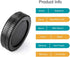 Micro 4/3 Body Cap and Lens Rear Cap Cover Replacement Set for Olympus/Panasonic M4/3 Cameras and Lens,2 Sets