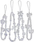 4 Pieces Cute Phone Charms - Beaded Aesthetic Y2K Cell Phone Keychain for Bag and Camera Decor