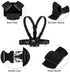 Sametop Chest Mount Strap Harness for GoPro Hero 13, 12, 11, 10, 9, 8, 7, 6, 5, 4, 3+, 3, 2, 1, Max, AKASO, DJI Osmo