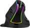 J-Tech Digital Ergonomic Mouse with Wireless Connection, Removable Palm Rest, Thumb Buttons, Rechargeable Battery, 800