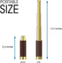 Pirate 25x30 High Powered Zoomable Collapsible Monocular, Brass Spyglass Handheld Waterproof Telescope for Bird Watching