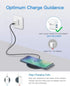 15W Wireless Charger Fast Charging Pad Slim Quick Charge Compatible with LG Velvet 5G, V30, G6 Phones
