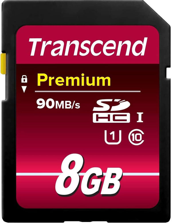 Transcend 8 GB High Speed 10 UHS Flash Memory Card (TS8GSDU1)