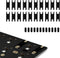 YIMAGUJRX Keyboard Stabilizer Switch Pads, 20Pcs Teflon Film & 12Pcs Steel Wire EVA Pads (Black)