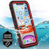 iPhone 11 Waterproof Case with Screen Protector, Full Body Shockproof Heavy Duty IP68 Protector (Red)