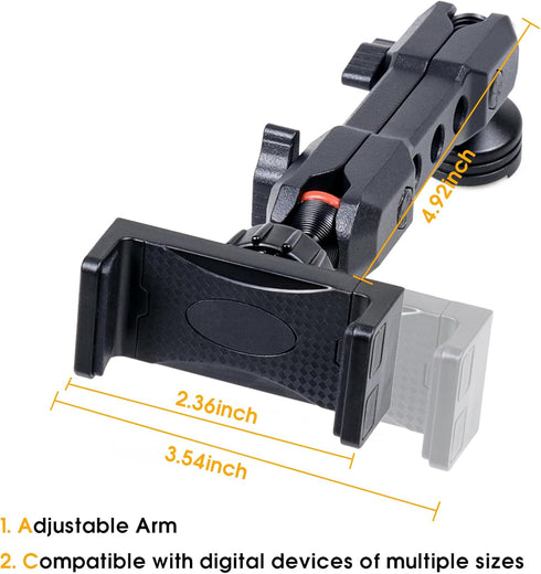 Dashboard Phone Holder Mount for Ford Bronco 2021-2024, 360° Adjustable Car Accessories for 2 Door 4 Door