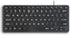 Perixx PERIBOARD-416 Wired Mini USB Keyboard with 4 Hubs, X Type Scissor Keys, Detachable USB-C and A Cable