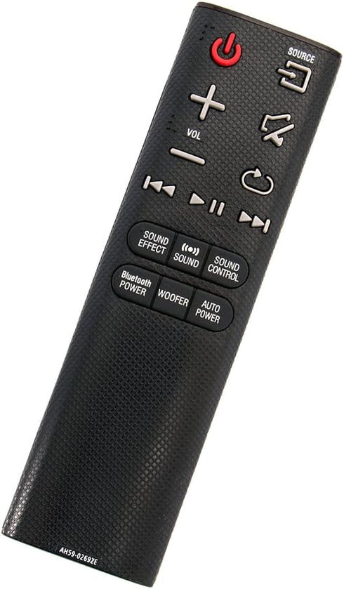 New Replacement Remote Control AH59-02692E - Compatible with Samsung Soundbar Models HW-JM6000C, HW-J55, and more