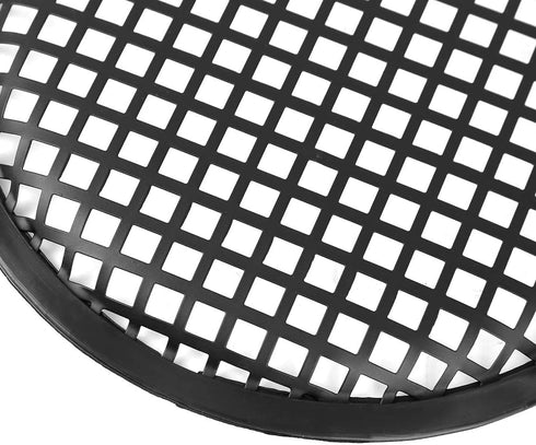 Unifizz Car 2pcs Audio Speaker Cover, Metal Mesh Subwoofer Grill Horn Guard 8 Inch, Black