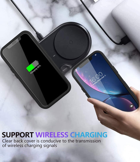 Diverbox Heavy Duty Case for iPhone XR - Shockproof, Dropproof, Dust-Proof Protection Cover for Apple iPhone Xr.