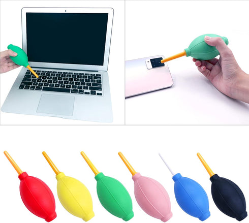 Soft Rubber Dust Blower Air Cleaner Blowing Ball Pump for Camera Lens, Keyboards, and Watch Repair