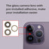 3pcs/Set Rear Back Camera Glass Lens Replacement for iPhone 14 Pro, Camera Glass Lens Covers with Adhesive Preinstalled