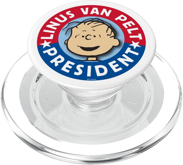 Peanuts Linus Van Pelt for President PopSockets PopGrip for iPhone