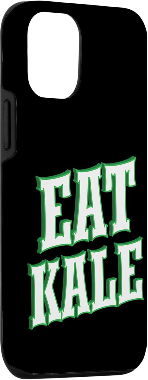 Vegan Life Crisis 12/12 Eat Kale Healthy Vegetarian Lifestyle Vegetable Food Kale Case for iPhone Pro