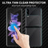 Orzero Soft TPU Screen Protector for Samsung Galaxy Z Flip 3 5G (3 Sets, 12 Packs) - Premium HD, Edge to Edge,