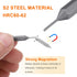 3pcs SIM0.8 5/32" 28mm S2 HARFINGTON Card Removal Screwdriver Bit Hex Shank Length Magnetic Cylindrical Head Steel SIM