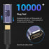 USB C Right Angle Adapter 100W PD, 40Gbps USB4 Type C Adapter, 90 Degree for iPad, MacBook, Tablet, Phone
