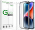 amFilm Glass Screen Protector for iPhone 13 Pro 6.1 inch, iPhone 13 6.1 inch, iPhone 14 6.1 inch, Easy Installation