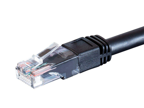 Monoprice Cat6 Outdoor Rated Ethernet Patch Cable - 7 Feet, Black, Snagless RJ45, 550MHz, 24AWG