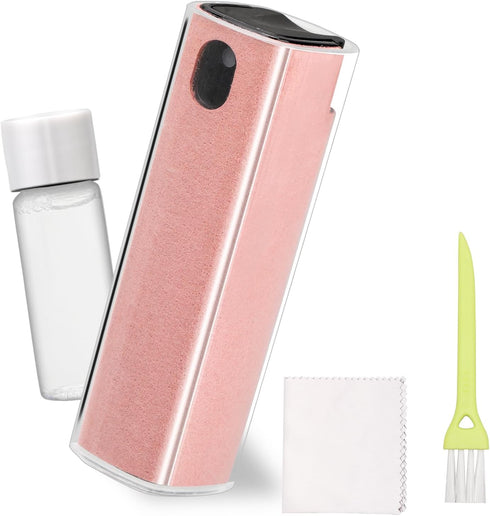 Screen Cleaner Spray, Touch Screen Mist Cleaner for Cellphone, Laptop, Tablet, Watch, Car Display Screen, Monitor (Pink)