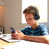 POWMEE M2 Kids Headphones Wired, Foldable Adjustable Stereo Tangle-Free, 3.5MM Jack Wire Cord On-Ear Headphone for