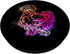 Colorful silkie chicken PopSockets Swappable PopGrip