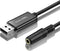 DUKABEL USB to 3.5mm Jack Audio Adapter, 45 inch TRRS USB-A to Headphone AUX Adapter for Computer PS4 PS5